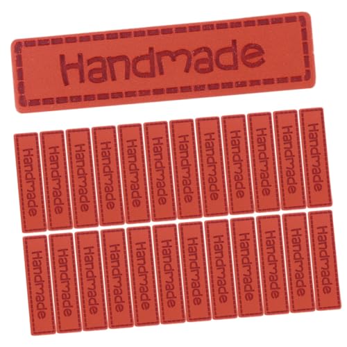 POPETPOP 100 Stück Handmade Lederetiketten Farbwechselnde DIY Labels für Kleidung Accessoires Sweater Taschen Hüte Handgemachte Lederlabels für Stricken Häkeln und Nähen POPETPOP 100 Stück Handmade Lederetiketten Farbwechselnde DIY Labels für Kleidung Accessoires Sweater Taschen Hüte Handgemachte Lederlabels für Stricken Häkeln und Nähen von POPETPOP