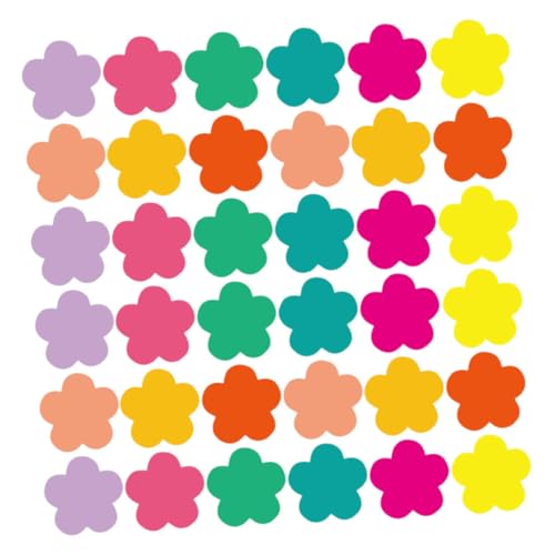 POPETPOP 108 Stück Teiliges Blumen Papier Ausschnitt Farben Stabile Kartonblumen für Pinnwand DIY Bastelmaterial für Klassenzimmer Klebepunkten Wiederverwendbar und Beschreibbar POPETPOP 108 Stück Teiliges Blumen Papier Ausschnitt Farben Stabile Kartonblumen für Pinnwand DIY Bastelmaterial für Klassenzimmer Klebepunkten Wiederverwendbar und Beschreibbar von POPETPOP
