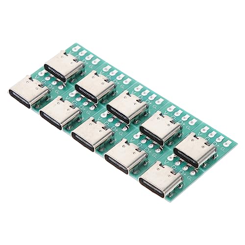 POPETPOP 10stücke USB c Anschlussplatine PCB Adapter Für Datenleitung Mit c Buchse Weiblich Für DIY Kabel Verbindungsteil POPETPOP 10stücke USB c Anschlussplatine PCB Adapter Für Datenleitung Mit c Buchse Weiblich Für DIY Kabel Verbindungsteil von POPETPOP