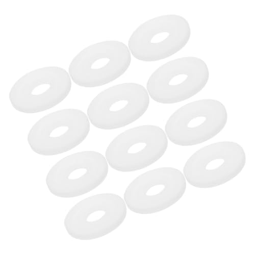 POPETPOP 12 Stück Aromatherapie-Dichtung duftender Luftbefeuchter Diffusoröldüfte für zu Hause WC-Ersatzteile aus Sterlingsilber Poolleiterplatte Aroma-Diffusor-Pad Duft wärmer Plastik Weiß von POPETPOP