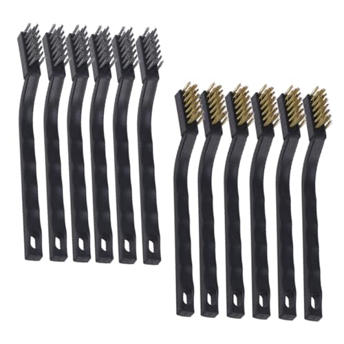 POPETPOP 12 Stück Teiliges Mini drahtbürsten und Stahl Gebogene Griff reinigungsbürste für Rostentfernung und Feine Reinigungsarbeiten Vielseitig für Motor Tür und Fenster Geeignet POPETPOP 12 Stück Teiliges Mini drahtbürsten und Stahl Gebogene Griff reinigungsbürste für Rostentfernung und Feine Reinigungsarbeiten Vielseitig für Motor Tür und Fenster Geeignet von POPETPOP