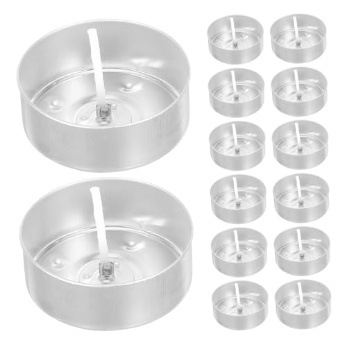 POPETPOP 150sätze Aluminium Teelicht Dosen Leere Kerzenbehälter Für Kerzenherstellung Runde Teelichthalter Mit Baumwolldochten Für Hochzeiten Partys Und Bastelprojekte POPETPOP 150sätze Aluminium Teelicht Dosen Leere Kerzenbehälter Für Kerzenherstellung Runde Teelichthalter Mit Baumwolldochten Für Hochzeiten Partys Und Bastelprojekte von POPETPOP