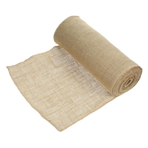 POPETPOP 1Rolle Hessischer Tischläufer Jute Rustikale Tischdeko für Hochzeiten Partys und Bauernhaus Events Langlebig und Wiederverwendbar Tischgestaltung von POPETPOP