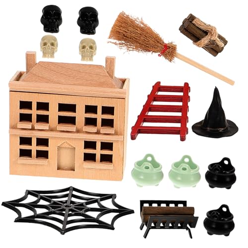 POPETPOP 1Satz Halloween Dekoration Puppenhaus Zubehör Landschaftsornamente für Halloween Dekorationen für DIY Projekte und Dörfer POPETPOP 1Satz Halloween Dekoration Puppenhaus Zubehör Landschaftsornamente für Halloween Dekorationen für DIY Projekte und Dörfer von POPETPOP