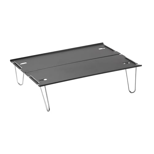 POPETPOP 1satz Faltbarer Camping Tisch Aus Aluminium Portable Klapptisch Für Outdoor-aktivitäten Leicht Zu Transportieren Lagern Für Picknicks Reisen Und Gartenpartys Schwarz POPETPOP 1satz Faltbarer Camping Tisch Aus Aluminium Portable Klapptisch Für Outdoor-aktivitäten Leicht Zu Transportieren Lagern Für Picknicks Reisen Und Gartenpartys Schwarz von POPETPOP