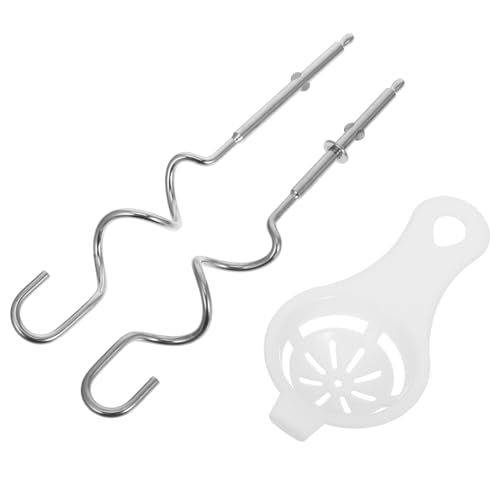 POPETPOP 1Satz Knethaken für Handmixer Teiliges Mixer Zubehör Robust Langlebig zum Mischen von Pizza Gebäckteig Einfach zu Reinigen von POPETPOP