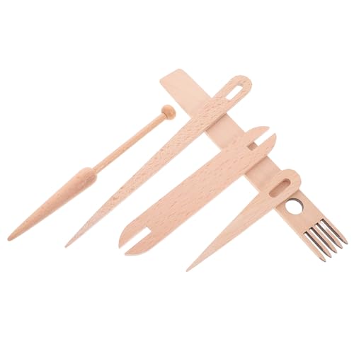 POPETPOP 1Satz Mini Webstuhl Set Holz Teiliges Zubehör für Strickhandwerk Webnadeln und Holzschiffchen Tragbar und Langlebig Projekte zu Hause oder Unterwegs POPETPOP 1Satz Mini Webstuhl Set Holz Teiliges Zubehör für Strickhandwerk Webnadeln und Holzschiffchen Tragbar und Langlebig Projekte zu Hause oder Unterwegs von POPETPOP