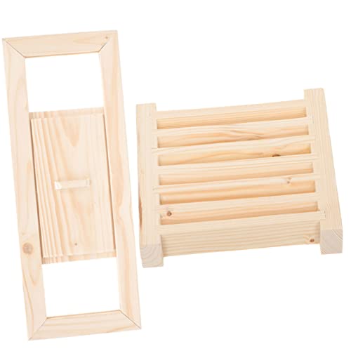 POPETPOP 1Satz Sauna Lüftungsgitter mit Jalousien für Luftzirkulation Ihrer Sauna Langlebig Installieren für Sauna Projekte von POPETPOP