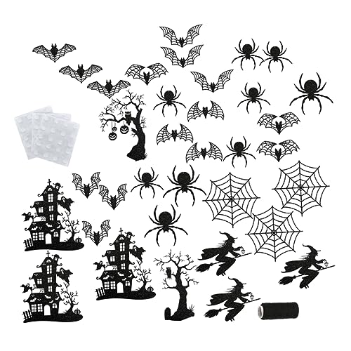 POPETPOP 1Satz Teiliges Hängende Halloween Dekorationen Spider Bat Witch Requisiten für Wände Bäume für Partys und Gruseldesigns POPETPOP 1Satz Teiliges Hängende Halloween Dekorationen Spider Bat Witch Requisiten für Wände Bäume für Partys und Gruseldesigns von POPETPOP