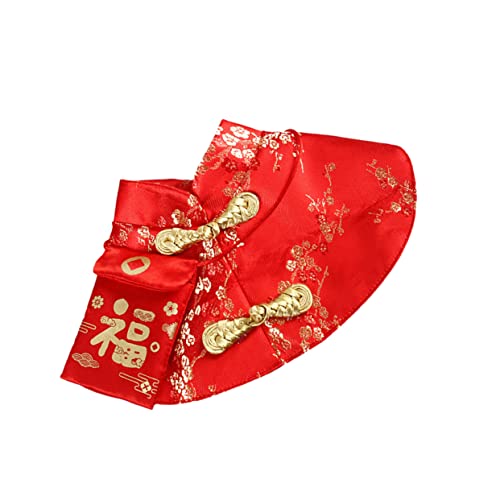 POPETPOP Katzenumhang Im Chinesischen Stil Neujahrs-haustierkleidung Roter Umschlag Bequem für Anlässe POPETPOP Katzenumhang Im Chinesischen Stil Neujahrs-haustierkleidung Roter Umschlag Bequem für Anlässe von POPETPOP