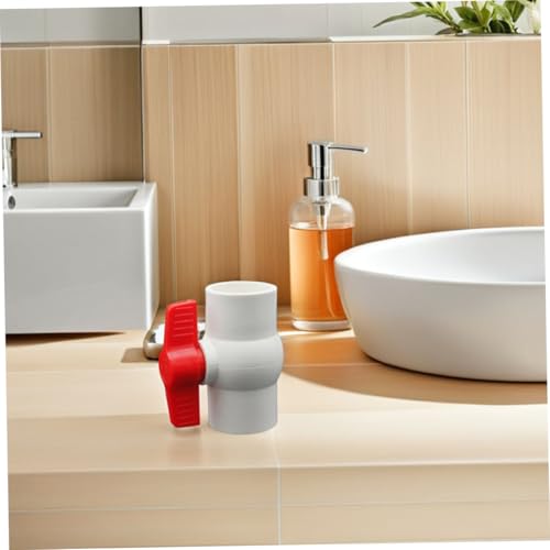 POPETPOP 2 STÜCK PVC Kugelhahn Innenmaß Weiß Wetterfester Absperrventil mit Griff Langlebiges Wasser Stoppventil Platzsparend aus Umweltbeständigem Material für Sanitär und POPETPOP 2 STÜCK PVC Kugelhahn Innenmaß Weiß Wetterfester Absperrventil mit Griff Langlebiges Wasser Stoppventil Platzsparend aus Umweltbeständigem Material für Sanitär und von POPETPOP