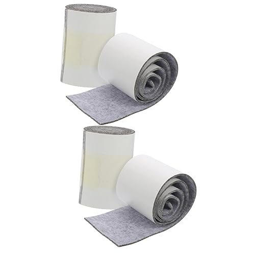 POPETPOP 2 Sätze Selbstklebende Filzstreifen Filzpolster Für Möbel Filzgleiter Für Möbel Stuhl Bordbodenschützer Selbstklebendes Filzband Gefühlt Light Grey 2 Rollen * 2 POPETPOP 2 Sätze Selbstklebende Filzstreifen Filzpolster Für Möbel Filzgleiter Für Möbel Stuhl Bordbodenschützer Selbstklebendes Filzband Gefühlt Light Grey 2 Rollen * 2 von POPETPOP