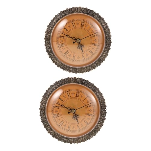 POPETPOP 2 Stück Antike Uhr Für Einfügen Runder Uhrenkopfeinsatz Retro Wählen Uhreinsatz Vintage Uhr Uhrkopfeinsatz Runde Quarzuhr Eingelegt Rustikal Metall Golden POPETPOP 2 Stück Antike Uhr Für Einfügen Runder Uhrenkopfeinsatz Retro Wählen Uhreinsatz Vintage Uhr Uhrkopfeinsatz Runde Quarzuhr Eingelegt Rustikal Metall Golden von POPETPOP