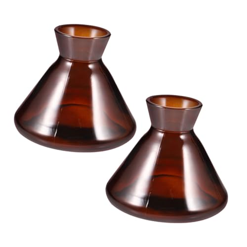 POPETPOP 2stücke Aromadiffusor Flaschen Aus Transparentem Glas Nachfüllbare Duftflasche Für Ätherische Öle Dekorative Raumduftflasche Mit Breiter Öffnung Einfach Zu Reinigen Und POPETPOP 2stücke Aromadiffusor Flaschen Aus Transparentem Glas Nachfüllbare Duftflasche Für Ätherische Öle Dekorative Raumduftflasche Mit Breiter Öffnung Einfach Zu Reinigen Und von POPETPOP