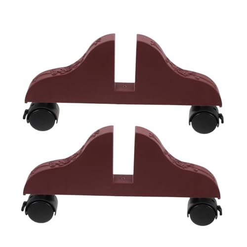 POPETPOP 2stücke Mobile Raumteiler-Basis Mit Stabile Trennwandstütze Für Bildschirm Und Möbel Für Eingangsbereiche Und Langlebig Und Elegant von POPETPOP