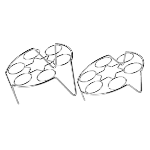 POPETPOP 2 Stück Dampfer Eierständer Aus Rostfreiem Stahl Multifunktionaler Dampfgarer Gedämpftes Gestell Gestelle Eierregal Dampferschale Dampferregal Korb Rostfreier Stahl Silber POPETPOP 2 Stück Dampfer Eierständer Aus Rostfreiem Stahl Multifunktionaler Dampfgarer Gedämpftes Gestell Gestelle Eierregal Dampferschale Dampferregal Korb Rostfreier Stahl Silber von POPETPOP