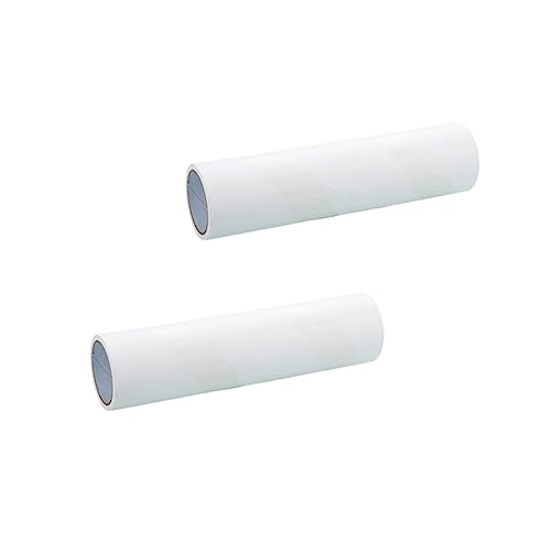 POPETPOP 2 Stück Ersatzpapier Kleidung Roller Klebrig Teppich Haarentferner Nachfüllungen Für Fusselrollen Wiederverwendbar Fell Tragbar Entfernung Waschbarer Fusselroller Fänger Adhäsion von POPETPOP