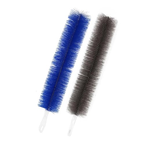 POPETPOP 2 Stück Flexible Vielseitige Lüfter Reinigungsbürsten aus Biegsam für Schwer Erreichbare Stellen Teiliges Blau und Effektive Staubentfernung für Ventilatoren Jalousien und von POPETPOP