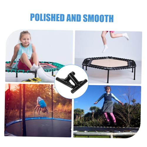 POPETPOP 2 Stück Förmige Kunststoffrohrhülsen für Trampolinstangen Stabile Verbinder für Trampolinrahmen Langlebiges Zubehör zur Verstärkung und Sicheren Verbindung von Trampolinrohren von POPETPOP