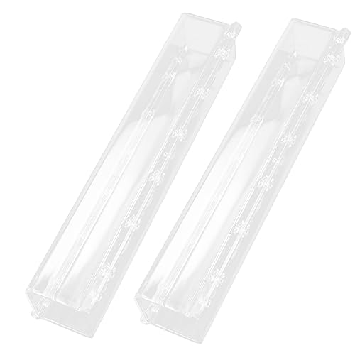 POPETPOP 2 Stück Form Zum Formen Von Gemüse Formen Zum Formen Von Gemüse Gartenformwerkzeuge Gurkenwachstumspilze Quadratische Form Garten Im Freien Gurke Formen Anlage Transparent STK von POPETPOP