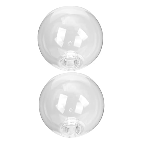 POPETPOP 2 Stück Glas Lampenschirm Ersatz Lampenabdeckung für Pendelleuchte Innenbereich Rund Leicht Elegant Geeignet für Wohnzimmer Schlafzimmer Flur Hotel Arbeitszimmer POPETPOP 2 Stück Glas Lampenschirm Ersatz Lampenabdeckung für Pendelleuchte Innenbereich Rund Leicht Elegant Geeignet für Wohnzimmer Schlafzimmer Flur Hotel Arbeitszimmer von POPETPOP