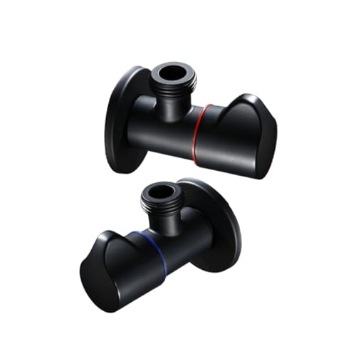 POPETPOP 2 Stück Messing Durchflussregler Wasserstopp Ventil Teiliges Handbrause Absperrventil Rostfrei Kompakt für Duschkopf und Bidet Einfache Montage Wasserflusskontrolle Schwarz und POPETPOP 2 Stück Messing Durchflussregler Wasserstopp Ventil Teiliges Handbrause Absperrventil Rostfrei Kompakt für Duschkopf und Bidet Einfache Montage Wasserflusskontrolle Schwarz und von POPETPOP