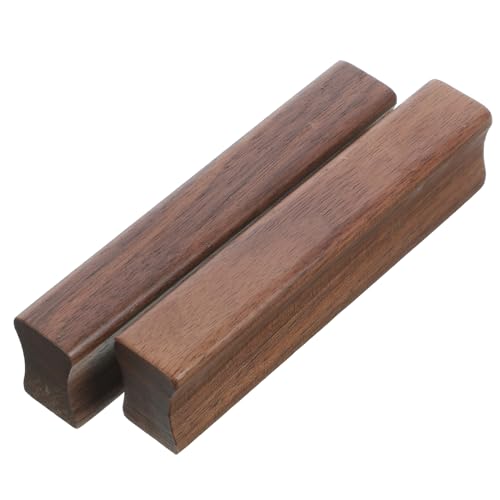 POPETPOP 2 Stück Moderner Holzschubladengriff Lochabstand Schrankgriff für Küche Bad Möbel Ziehgriff Langlebig Robust Elegant Minimalistisch von POPETPOP