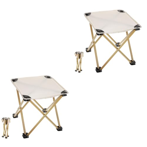 POPETPOP 2stücke Faltstuhl Für Outdoor-aktivitäten Tragbarer Campingstuhl Mit Aufbewahrungstasche Stabiler Klapphocker Für Garten Angeln Strand Und Und von POPETPOP
