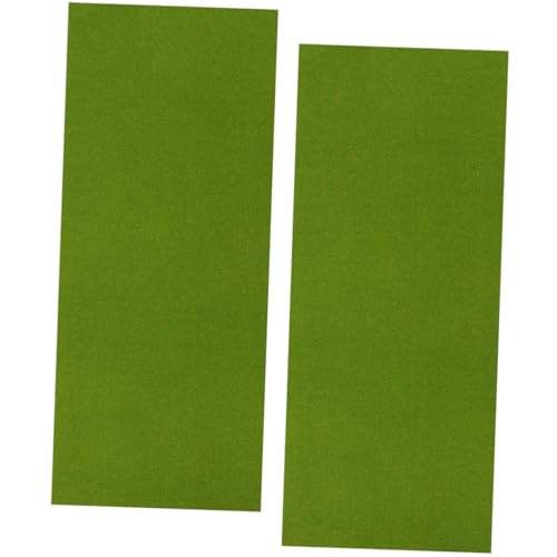 POPETPOP Beflockung Rasen Rasen Papier 2 Stücke 50x100cm Gefälschte Matte Zug Material von POPETPOP