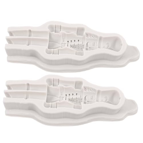 POPETPOP 2 Stück Silikonform Weihnachtlicher Soldat Bastelform für Epoxidharz DIY Party Dekoration Weihnachtsornamente Kreative Handwerksgestaltung von POPETPOP