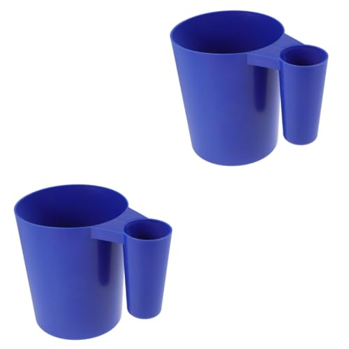 POPETPOP 2 Stück Swimmingpool -Reinigung Wasserlöffel Scoop Gartenpool Pools Schwimmbadschaufeln Reiniger kochlöffel Schaufel für Poolartikel Poolversorgung Plastik Blue von POPETPOP