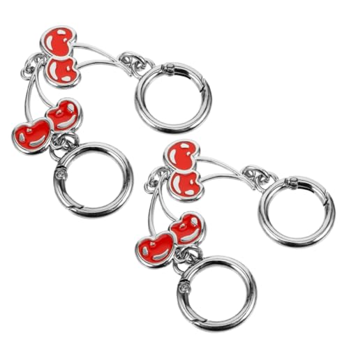 POPETPOP 2 Stück Teiliges Cherry Bag Extension Chain Stabile DIY Kettenriemenverlängerung mit Schnallen Taschenfreundliches Zubehör für Handtaschen Schulter und Umhängetaschen POPETPOP 2 Stück Teiliges Cherry Bag Extension Chain Stabile DIY Kettenriemenverlängerung mit Schnallen Taschenfreundliches Zubehör für Handtaschen Schulter und Umhängetaschen von POPETPOP
