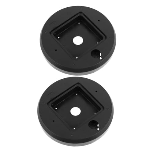 POPETPOP 2 Stück Teiliges Wanduhren Rückwand Ømm aus Robustem Abs Kunststoff Minimalistisches Design Vielseitig für DIY Wanduhren und Uhrwerk Ersatzteile Geeignet von POPETPOP