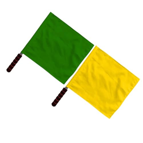 POPETPOP 2 Stück Tragbare Verkehrsflaggen: Tragbare Handsignalflagge Für Schiedsrichter Und Dirigenten Bei Sportwettkämpfen Und Im Notfall POPETPOP 2 Stück Tragbare Verkehrsflaggen: Tragbare Handsignalflagge Für Schiedsrichter Und Dirigenten Bei Sportwettkämpfen Und Im Notfall von POPETPOP