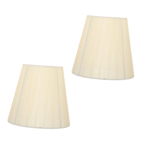POPETPOP 2 Stück Translucenter Lampenschirm für Leuchten Eleganter Lampenschirm für Deckenleuchten Wandleuchten Tischlampen Gemütliche Raumbeleuchtung Beige POPETPOP 2 Stück Translucenter Lampenschirm für Leuchten Eleganter Lampenschirm für Deckenleuchten Wandleuchten Tischlampen Gemütliche Raumbeleuchtung Beige von POPETPOP