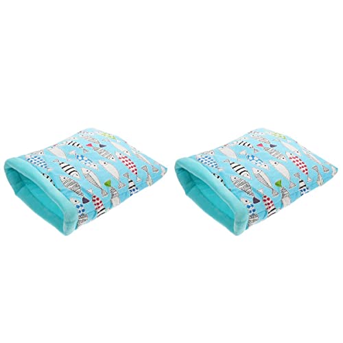 POPETPOP 2 Stücke Haustier Schlafsack Meerschweinchen Bett Für Segelflugzeug Haustier Warme Bett Baumwolle Hamster Beutel von POPETPOP