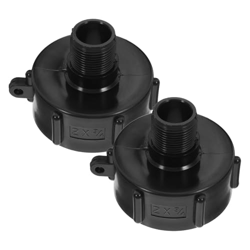 POPETPOP 2 Stücke Tote Ventil Adapter Grob Gewinde Für Garten Schlauch Tank Fitting Wasser Tank von POPETPOP