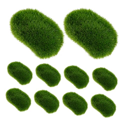 POPETPOP 20 Stück Kunstmoos Künstlich Moosfelsen Lebensartige Künstliche Moos. Künstliches Künstliches Moos Nachgemachtes Moos Lebense Moos -Ornamente Green Kunststoff POPETPOP 20 Stück Kunstmoos Künstlich Moosfelsen Lebensartige Künstliche Moos. Künstliches Künstliches Moos Nachgemachtes Moos Lebense Moos -Ornamente Green Kunststoff von POPETPOP