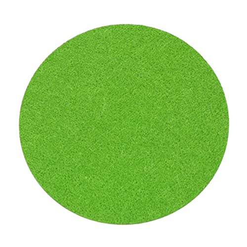 POPETPOP 20 Stück Stuhl Fußmatten Furniture Gliders filzen schutzfangmatte Grün gleitschutz halten Schleudern Beschützer Wassermatte aus pflanzenuntersetzer Runde Schutzmatten Filzmatten von POPETPOP