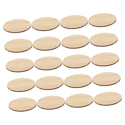 POPETPOP 20 Stück Teiliges Runde Unbehandelte Bambusscheiben Glatt Natürlich Sicher DIY Malen Schreiben Basteln für Kunsthandwerk POPETPOP 20 Stück Teiliges Runde Unbehandelte Bambusscheiben Glatt Natürlich Sicher DIY Malen Schreiben Basteln für Kunsthandwerk von POPETPOP