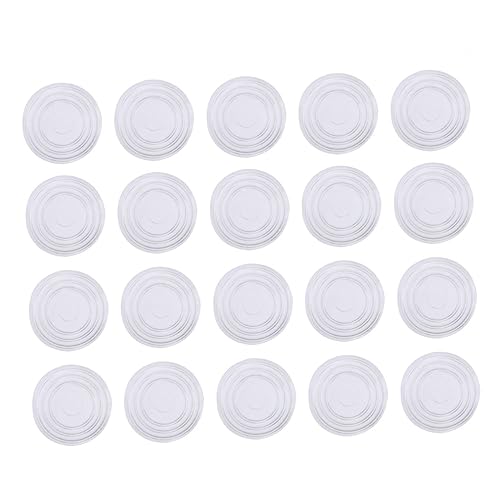 POPETPOP 20 Stück Tischset aus Glas Pads Nicht Ö Anti-Matten rutschfeste Matten von POPETPOP
