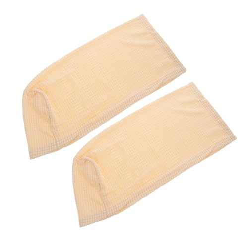 POPETPOP 2 Stück Sofa Armlehnenbezug Elastisch Beige Aus Polyester Für Sofa Und Armlehnen Schutzbezug Für Zuhause Und Büro von POPETPOP