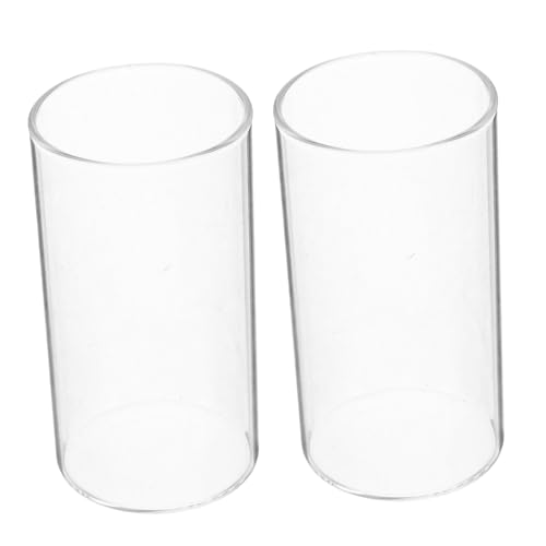 POPETPOP 2stücke Transparente Glaskerzenhalter Zylindrische Windlicht-vasen Für Schwimmende Kerzen Tischdeko Für Hochzeiten Und Partys Elegantes Zuhause- von POPETPOP