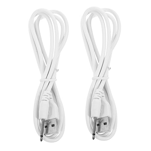 POPETPOP 2Stücke USB Ladekabel Hochwertiges USB an Ladekabel für Schreibtischlampen Lüfter Router Ersatz für Defekte Kabel Praktische Lösung für Einfaches Laden von POPETPOP