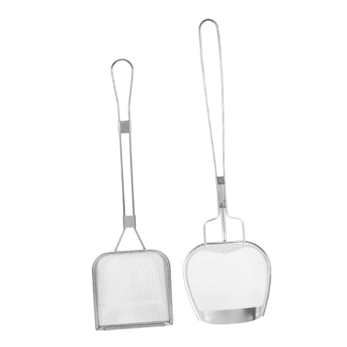 POPETPOP 2er-pack Ölfilter Feinmaschiges Lebensmittelsieb Hot Pot Fettabschäumer Edelstahllöffel Filtersieb Metallabschäumer Schöpfkelle Netzsieb Löffel Bratkelle POPETPOP 2er-pack Ölfilter Feinmaschiges Lebensmittelsieb Hot Pot Fettabschäumer Edelstahllöffel Filtersieb Metallabschäumer Schöpfkelle Netzsieb Löffel Bratkelle von POPETPOP