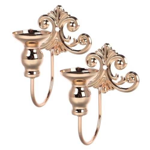 POPETPOP 2 Stücke Eisen Wandleuchte Vintage Decor Kerzenhalter Für Schlafzimmer Esszimmer Flur von POPETPOP