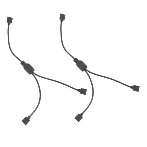 POPETPOP 2stücke Argb Splitterkabel Für Computer-motherboards Zu Verlängerungskabel Für Synchronisierte Effekte Kompatibel Mit Argb-geräten Einfache Installation von POPETPOP