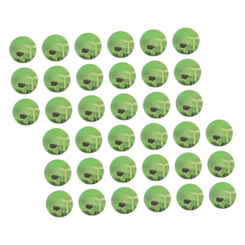 POPETPOP 3 Kartons Hydroponische Pflanzkorb Aufkleber Moosfest Pflanzenschilder Selbstklebend für Indoor Gartenbedarf zur Pflanzenmarkierung und Wachstumskontrolle von POPETPOP