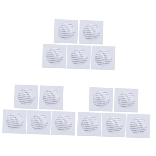 POPETPOP 15stücke Teiliges TPU Transparente Reparaturflicken Selbstklebende wasserdichte Reparaturpatches Für Aufblasbare Produkte Zelte Schwimmreifen Und Pools Für Risse von POPETPOP