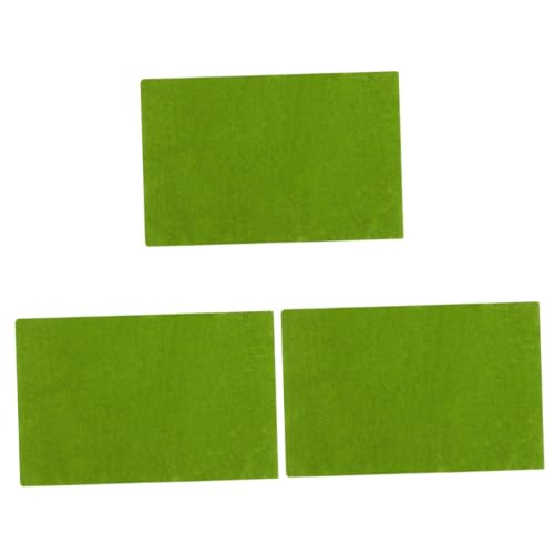 POPETPOP 3 Stück Modellrasen Papiermodellgras Hobby Kunstrasenfliesen Indoor Maßstabsgras Kunstrasenmatte Grasteppich Outdoor Modellbau Eisenbahn Modellbahn Grasmatte von POPETPOP